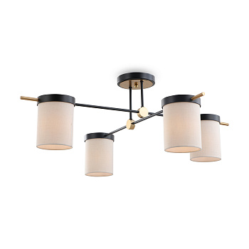 Потолочный светильник 4*E14 40Вт Черный IP20 Bogy FR5377CL-04B Freya