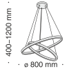 Подвесной светильник 88Вт 4000K Белый IP20 Rim MOD058PL-L74W4K Technical