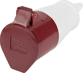 Розетка "Мастер" переносная, 32A, 400B, 6ч ЗУБР