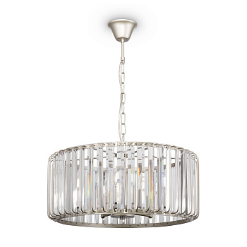 Подвесной светильник 5*E14 60Вт Матовое серебро шампань IP20 Esme FR1005PL-05SC Freya