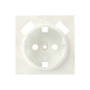 Валенсия Лицевая панель розетки 1-местной с/з 16А жемчуг с защ, штор, с 2 USB 2,1А EKF