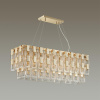 Люстра E14 10*40W BUCKLE золотой/стекло ODEON LIGHT