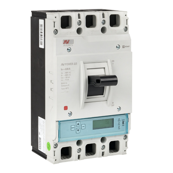 Выключатель автоматический AV POWER-3/3 630А 100кА ETU6,0 AVERES EKF Выключатель автоматический AV POWER-3/3 630А 100кА ETU6,0 AVERES EKF