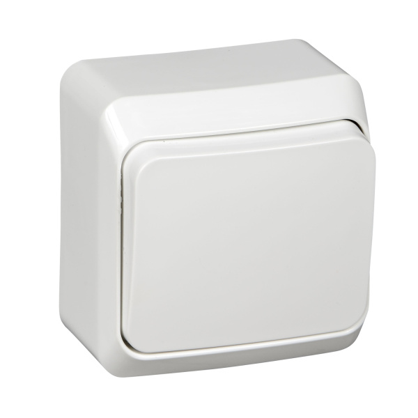 ЭТЮД Выключатель 1клавишный ОП 250В 10А белый IP20 (уп.25шт) Schneider Electric