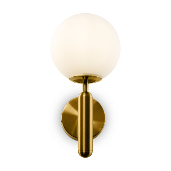 Настенный светильник (бра) 1*E14 40Вт Латунь IP20 Zelda FR5124WL-01BS Freya