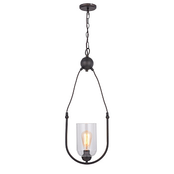 Люстра подвесная Коричневая бронза/Прозрачный E27 1*60Вт SL333.303.01 ST LUCE