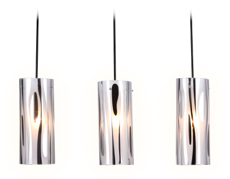 Подвесной светильник со сменной лампой TR3590/3 CH/SM хром/дымчатый E27/3 max 40W 530*100*900 Ambrella Light