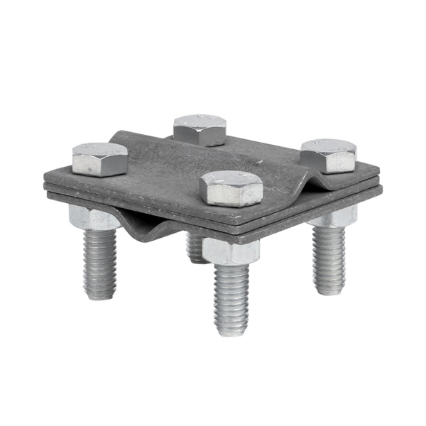 Зажим крестовидный прут-прут (3 пластины 57x57мм) HZ PROxima EKF