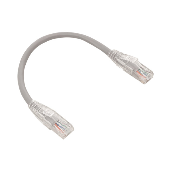 Патч-корд TERACOM PRO Cat,5E неэкранированный UTP оболочка PVC серый (5,0м) EKF