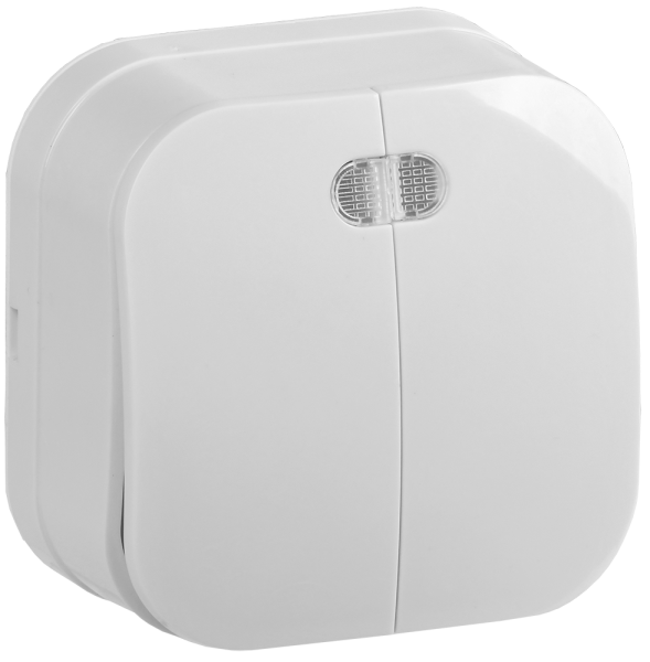 Выключатель 2-клавишный ОУ с индикацией ВС20-2-1-ХБ 10А GLORY белый IEK