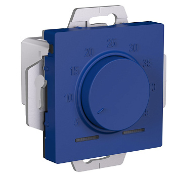 ATLASDESIGN Термостат электронный для теплого пола с датчиком 10А, аквамарин Schneider Electric