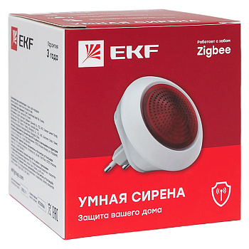 Умная сирена Zigbee Connect EKF