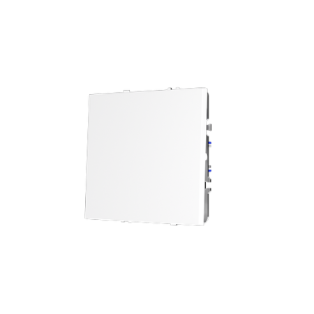 Выключатель встраиваемый Voltum S70 одноклавишный 10А, (белый глянцевый)