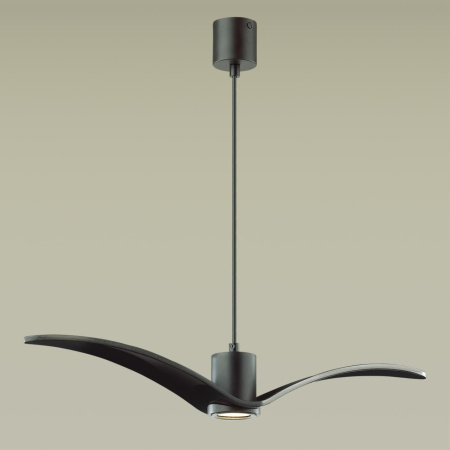 Подвес GU10 1*5W BIRDS чёрный/стекло C ODEON LIGHT