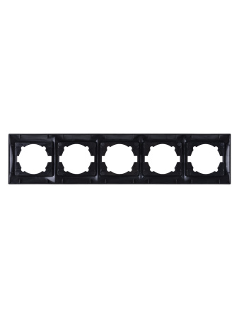 Рамка 5-ти постовая горизонтальная графит "Лама" TDM