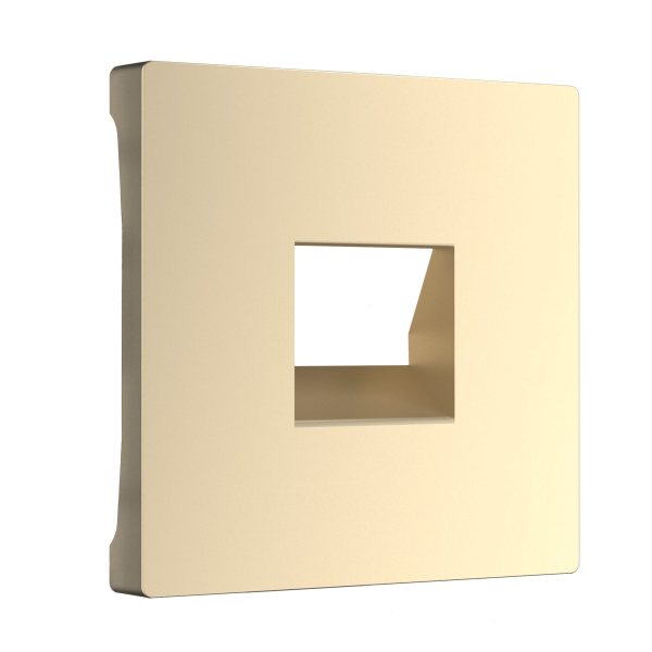 Накладка для телефонной розетки RJ-11 (шампань) СУ IP20 Werkel