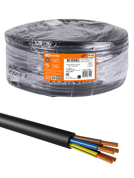 Кабель КГТП-ХЛ 5х6-0,66 ГОСТ (100м) TDM