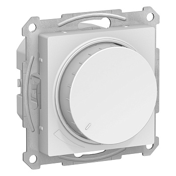 ATLASDESIGN Диммер СУ повор-нажим, LED, RC, 400Вт, мех . белый IP20 Schneider Electric