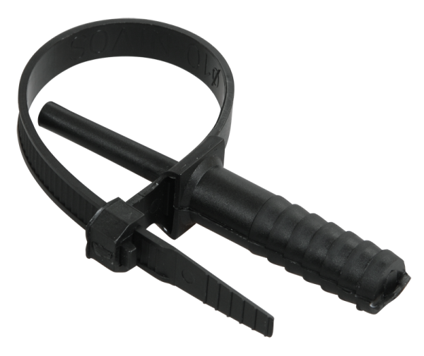 Хомут дюбельный ХД 7х150 черный (50шт/упак) IEK