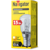 Лампа накаливания 15W Е14 230В Navigator