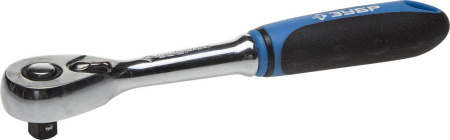 Трещотка для торцовых головок "ПРОФИ", Сr-V сталь, 48 зубцов, 3/8" ЗУБР