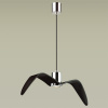Подвес GU10 1*5W BIRDS чёрный/хром/стекло ODEON LIGHT