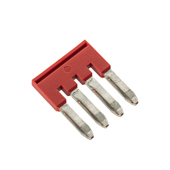 Перемычка вставная, для клемм на 2.5 кв.мм, 4-х полюсная DKC