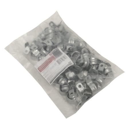 Скоба металлическая однолапковая для монтаж, пистолета d21-22 мм (100 шт) PROxima EKF