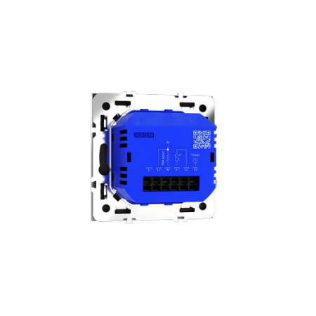 Терморегулятор электронный Voltum S70 с индикацией и датчиком, для теплого пола, (кашемир)