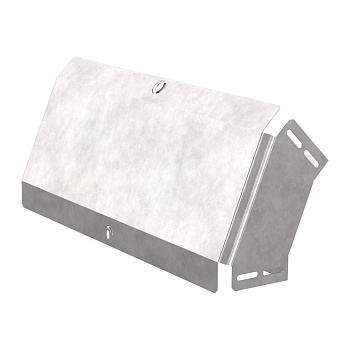 Угол вертикальный внешний 45 градусов с крышкой Стандарт 500х100 Промрукав