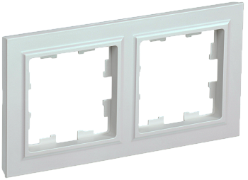 BRITE Рамка 2-местная РУ-2-БрЖ жемчуг IEK