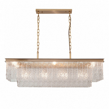 Люстра Collection Glace 8x40Вт E14 металл/стекло 30x125x38см Delight