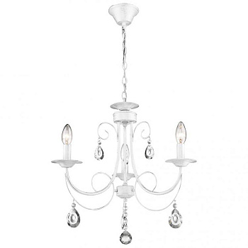 Люстра подвесная Белый,Прозрачный/ E14 3*40Вт 702-003-03 VELANTE