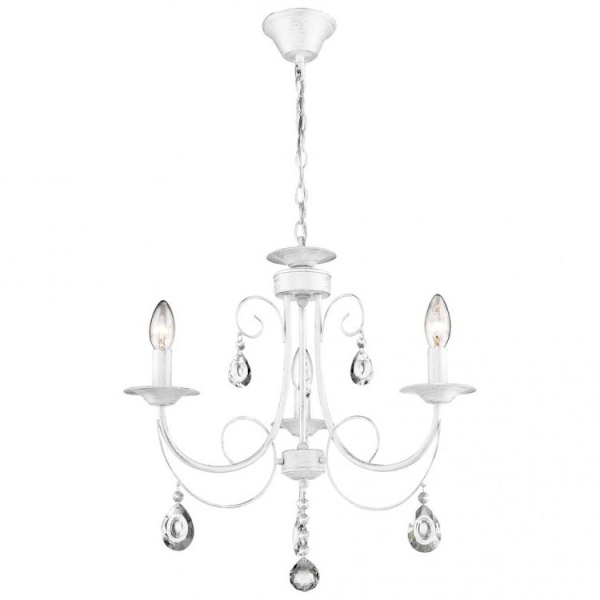 Люстра подвесная Белый,Прозрачный/ E14 3*40Вт 702-003-03 VELANTE