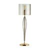 Высокая Лампа E27 1*60W TOWER дымчатый/золото/стекло ODEON LIGHT