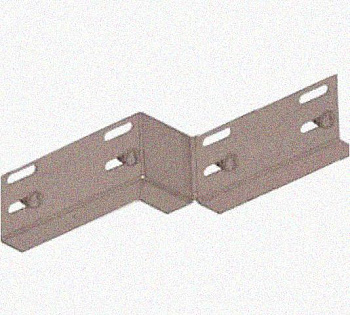 Соединитель-переходник ПУгЛ125х80 УТ1,5 (левый), горячее цинкование, S1,5