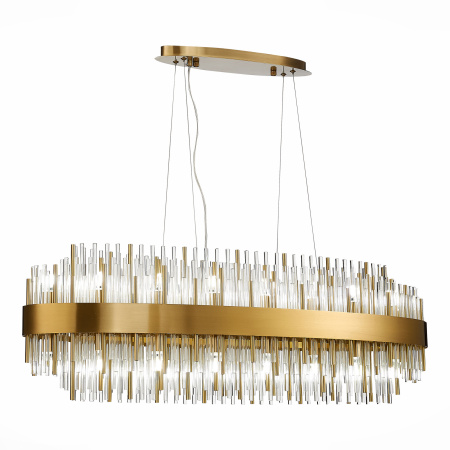 Люстра подвесная Латунь/Латунь, Прозрачный G9 32*5Вт SL1158.303.32 ST LUCE