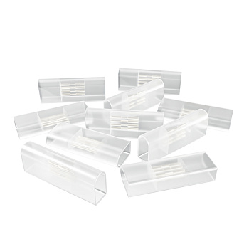 09-152 Комплект (10шт) коннекторов для прямого соединения светодиодного неона RGB 220В, smd 5050, 80д/м, 10*18мм, арт.17-49 Apeyron