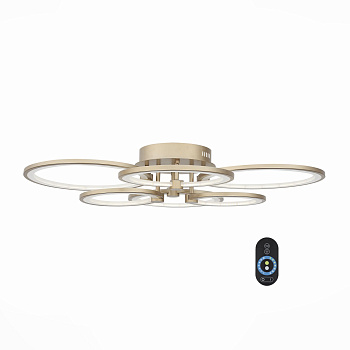 Люстра потолочная Золотистый/Белый LED 1*85Вт 3000K-6000К SL867.202.06 ST LUCE
