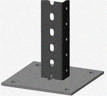 Стойка напольная (потолочная) СНП2000х4 УТ1,5, горячее цинкование, S4,0