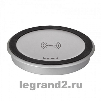 Mosaic беспроводное зарядное устройств для смартфонов, встроенного монтажа для установки в мебель. 250В 1А. алюминий