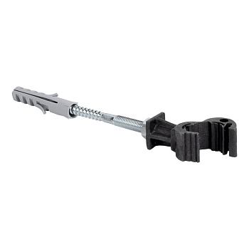 Держатель фасадный пластиковый с дюбелем L=120мм PROxima EKF