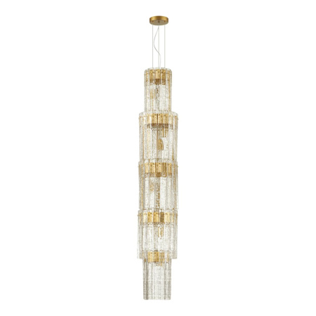 Люстра E14 9*40W MERKALE матов.золотой/прозрачный/стекло/ ODEON LIGHT