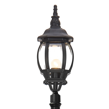 Светильник садово-парковый Feron 8111/PL8111 столб 100W E27 230V, черный Светильник садово-парковый Feron 8111/PL8111 столб 100W E27 230V, черный