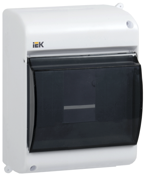 Корпус пластиковый КМПн 2/4 IP30 белый KREPTA 3 IEK