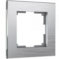 Aluminium Рамка горизонт/вертик 1 пост . алюминий IP20 Werkel