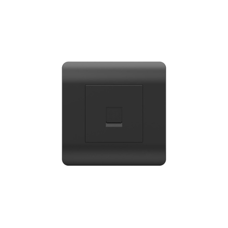 Розетка компьютерная 1xRJ45, черный NEW3-E CHINT