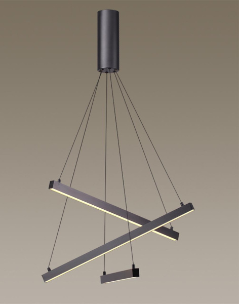 Подвесной св-к LED 3000K 39W 220V COMETA черный/металл ODEON LIGHT