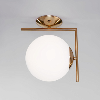 Настенно-потолочный светильник 1*E27 60Вт латунь IP20 Frost (70153/1 латунь) Eurosvet