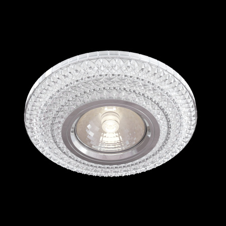Встраиваемый светильник 1*GU10 50Вт Белый и Хром IP20 Metal Modern DL295-5-3W-WC Technical